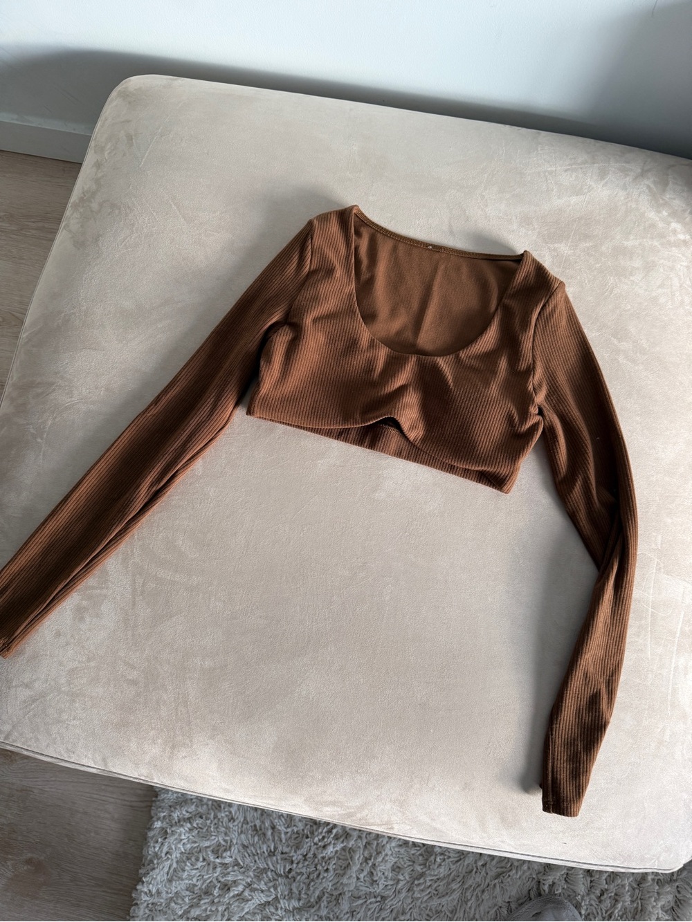 Alo Yoga long sleeve crop top
